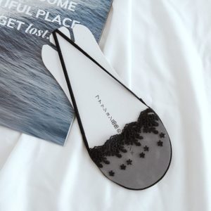 女士日系半腳掌蕾絲花邊隱形吊帶襪 高跟鞋適用 (共4色)