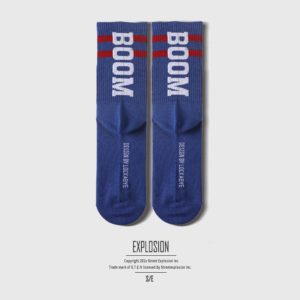 男女街頭滑板風中長筒襪(共9色)