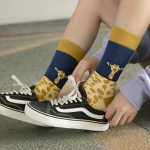 女士可愛動物中長襪(共5款)