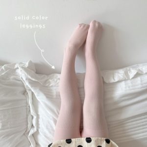 兒童淨色春日50D打底襪褲 (共6色)