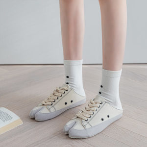 女士日式可愛貓貓款低筒二指襪 003