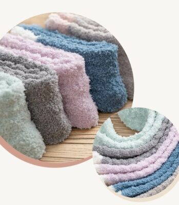 女士超萌公仔加厚保暖家居襪 12